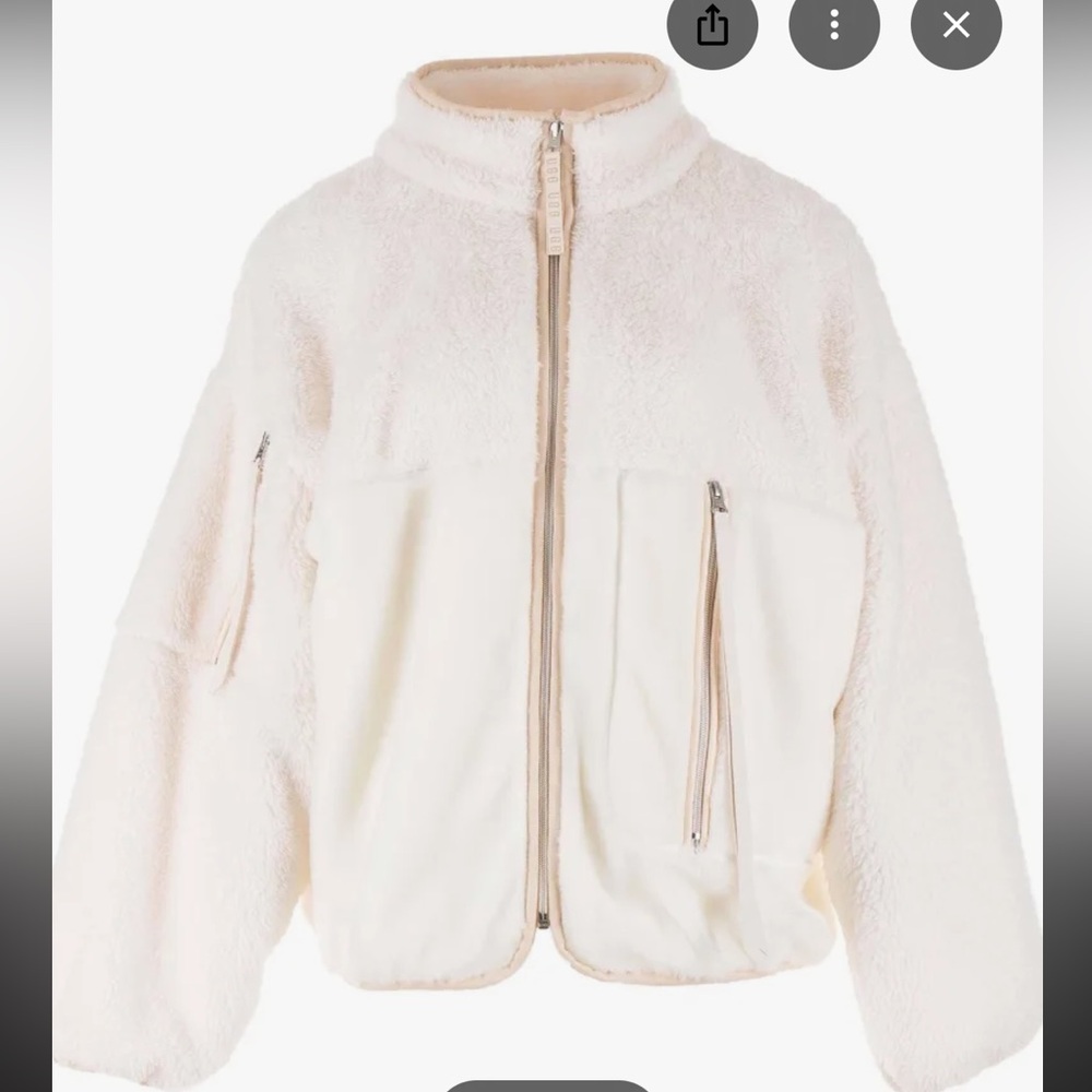 Ugg Marlene Sherpa Jacket Cream Small